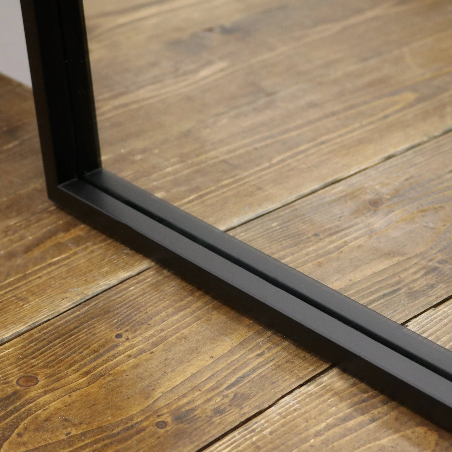 Islington - Full Length Black Industrial Metal Mirror 170cm x 80cm