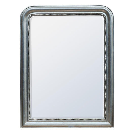 Louis Philippe Silver Gilt Leaf Large Bevelled Mirror CFT1901P-SL-88-114