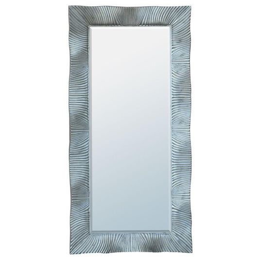 Antique Silver Frame Floor Standing Mirror MIF-023-SL