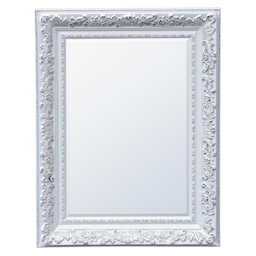 Classical Antique White Tilly Mirror MIW-008-AW