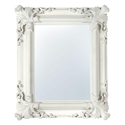 White Leaf Frame Mirror MIW-016-WH