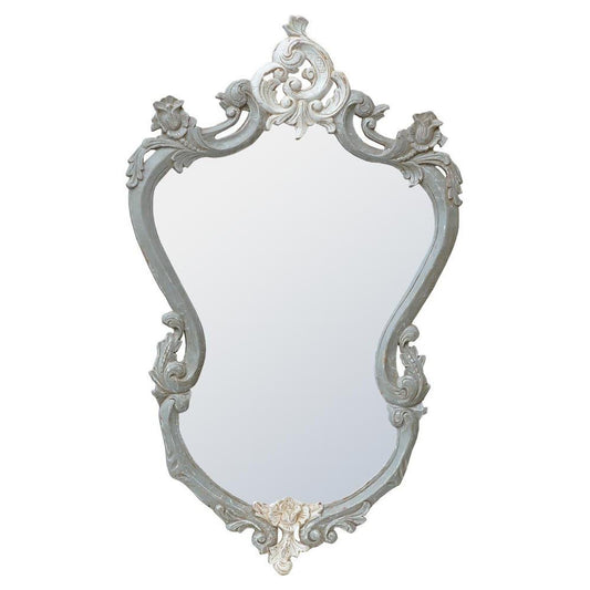 Isabella Dusk Grey Wooden Frame Mirror MR10-GYAW