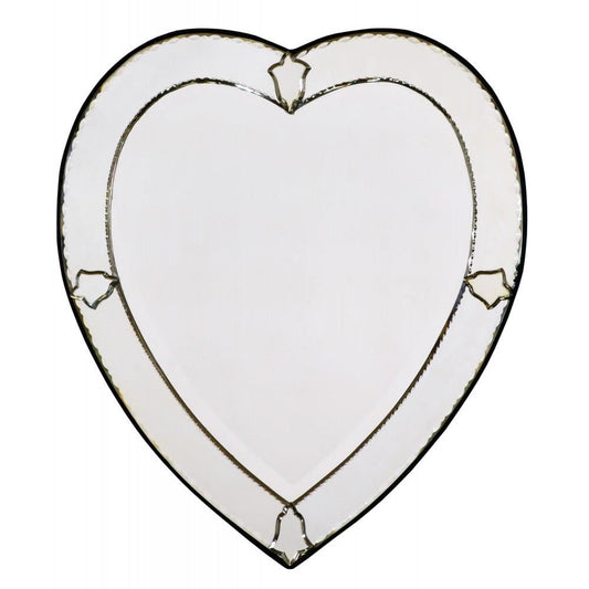Vintage Venetian Heart Shape Mirror PVM051-65-75