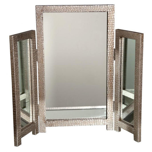 Moc Croc Silver Table Mirror R1-1370A