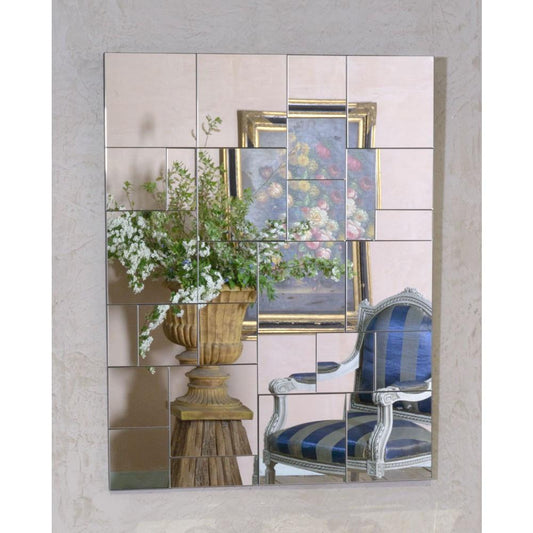 Contemporary Multi Faceted Venetian Tessellated Mirror VM418